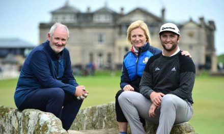 Rahm alucinó con su primer contacto con el Old Course de St. Andrews: “Este campo es especial”