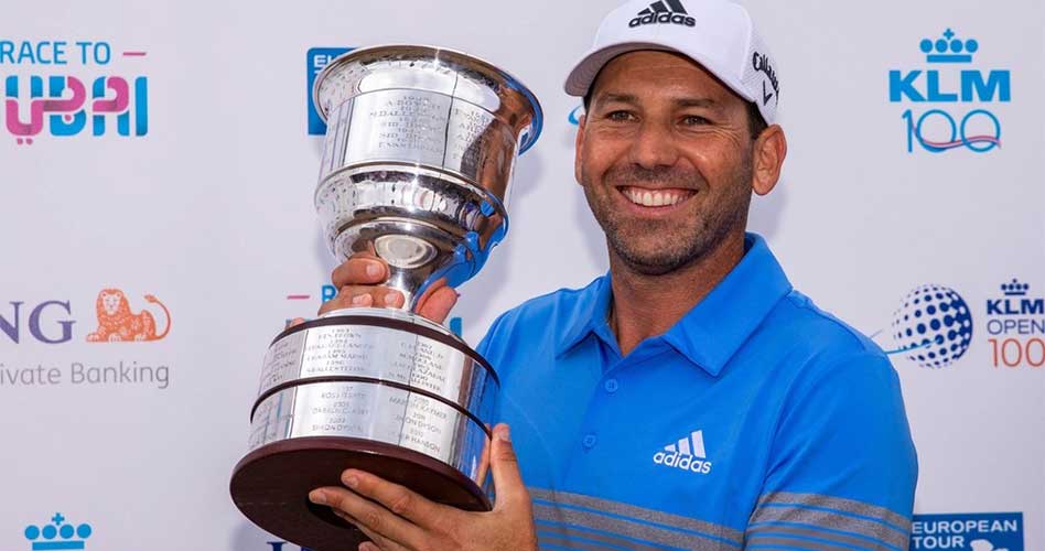 Sergio García tiñe de rojo y amarillo el cielo holandés en otro día glorioso del deporte español