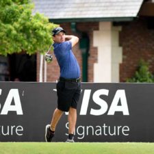 Julián Etulain, uno de los favoritos en el Jockey Club. / Foto: Enrique Berardi/PGA TOUR