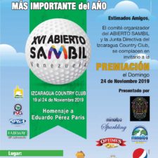 Los mejores golfistas del país repiten en el XVI Abierto Sambil