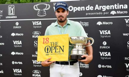 Ricardo Celia se quedó con toda la gloria en el VISA Open de Argentina presentado por Macro