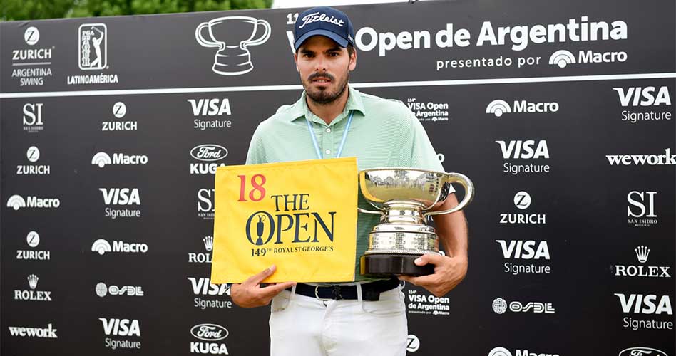 Ricardo Celia se quedó con toda la gloria en el VISA Open de Argentina presentado por Macro