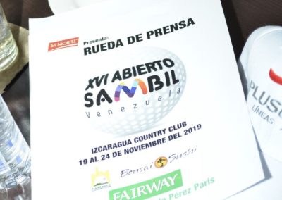 XVI Abierto Sambil, galería de la Rueda de Prensa