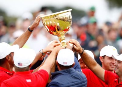 La gran victoria de Estados Unidos en la Presidents Cup quedó plasmada en 12 maravillosas postales