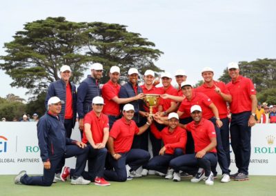 La gran victoria de Estados Unidos en la Presidents Cup quedó plasmada en 12 maravillosas postales