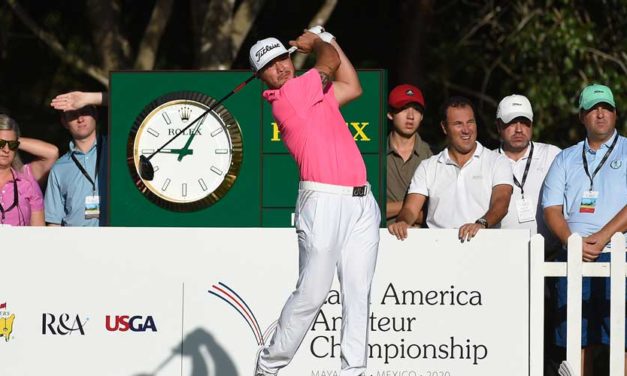 Colombiano José Mario Vega, tercero al final del Latin America Amateur Championship