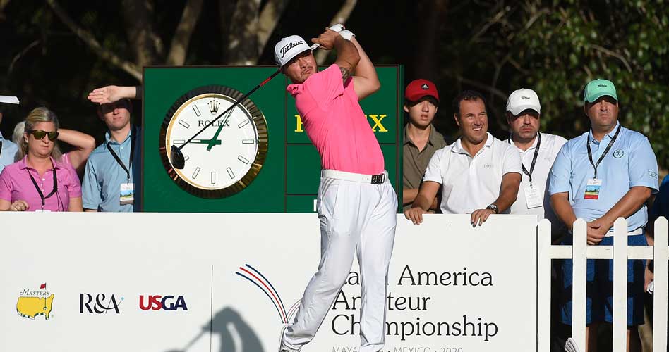 Colombiano José Mario Vega, tercero al final del Latin America Amateur Championship