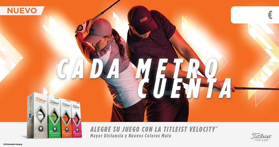 Titleist presenta la mejorada pelota de golf Velocity