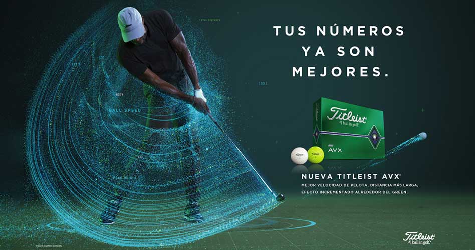 Titleist presenta la nueva pelota de golf AVX