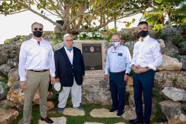 Del homenaje participaron Jason Kycek, PB Dye (hijo de Pete Dye), Gilles Gagnon y Andrés Pichardo