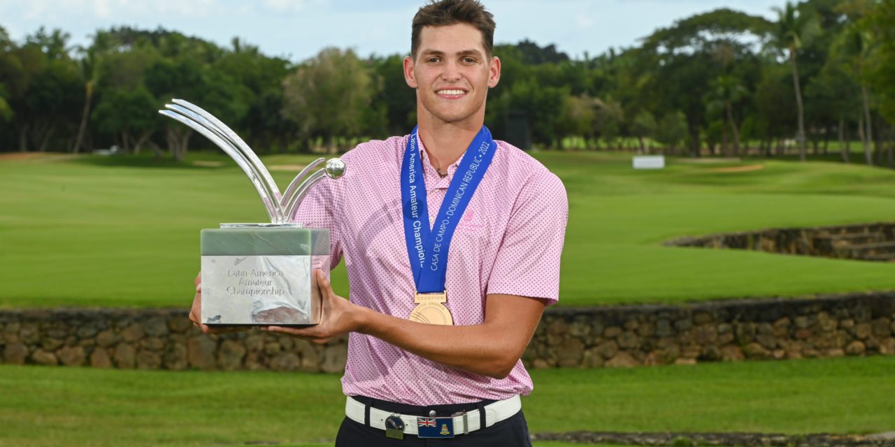 Aaron Jarvis es el flamante campeón del Latin America Amateur Championship