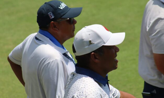 Jhonattan Vegas brilló y está cerca del BMW Championship