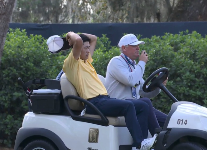 Lesión y retiro de Collin Morikawa en The Players