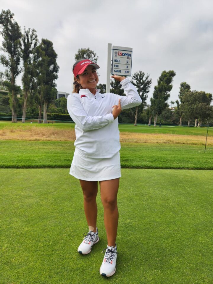 María José Marín durante su participación en el US Women's Open 2026