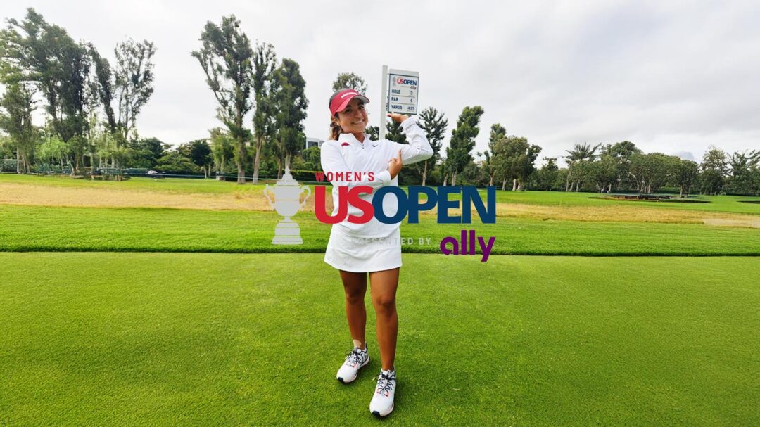 María José Marín durante su participación en el US Women's Open 2026