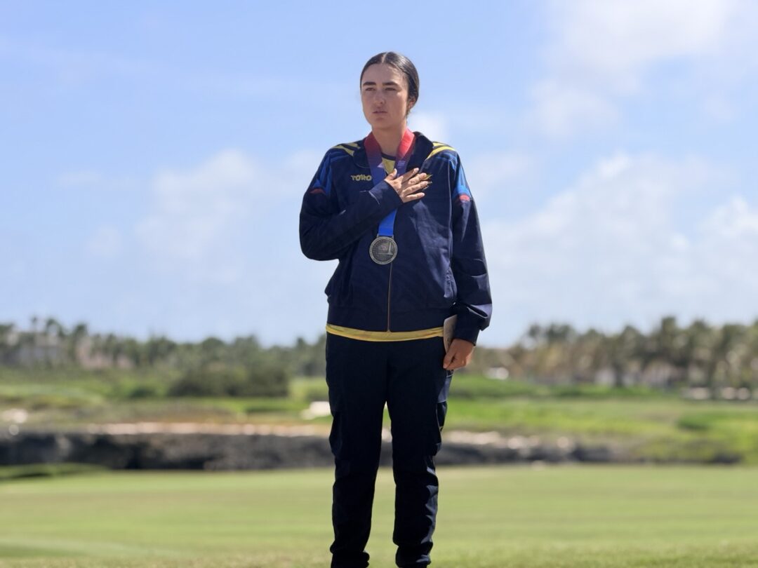 María José Bohórquez celebra la medalla de oro en los Juegos Centroamericanos Santo Domingo 2026