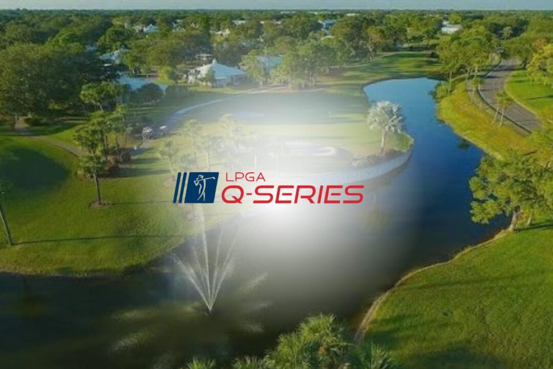 Jugadoras compiten durante la primera fase de la Q-Series del LPGA Tour 2026.