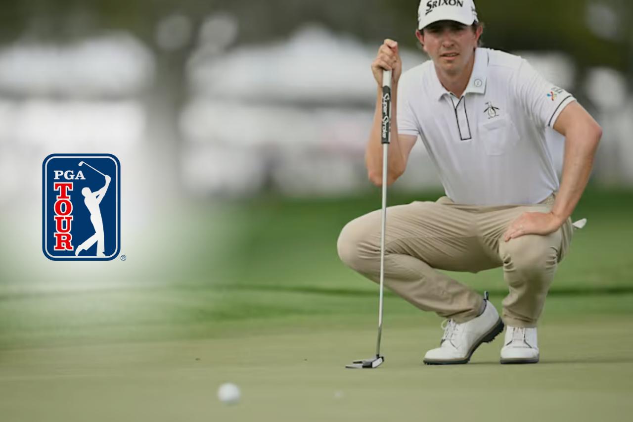 Nicolás Echavarría durante su histórica temporada 2026 en el PGA Tour.