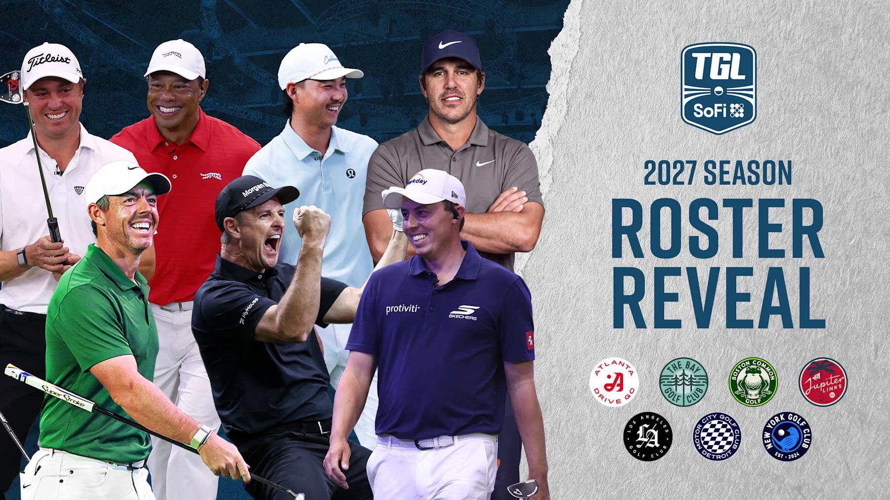 Brooks Koepka y otras figuras del golf encabezan las alineaciones de los siete equipos de TGL para la temporada 2027.